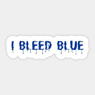 I Bleed Blue Sticker